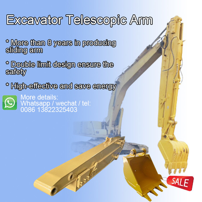 Most High-effective Telescopic excavator telescopic boom excavator long arm excavator arm for cat komatsu etc