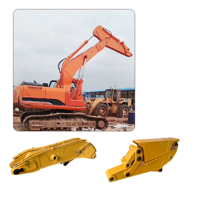 Shorten Arm High Effective Excavator Tunnel Boom With Bucket