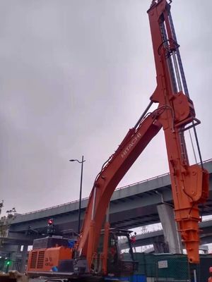 High Precision CAT320 Excavator Three-Stage Telescopic Arm BS900E For Deep Pit Engineering