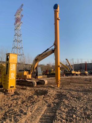 High-strength excavator PC350 two-stage telescopic boom arm tube LG700 material configuration attachment bucket deep pit construction operation 35T