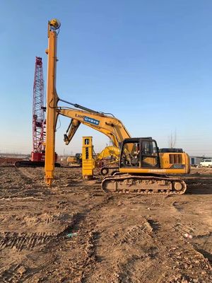 High-strength excavator PC350 two-stage telescopic boom arm tube LG700 material configuration attachment bucket deep pit construction operation 35T