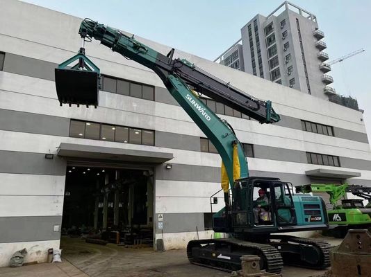 Excavator Three Section Demolition Arm Hyundai R225 Customized 25T-45T High Rise Building Demolition Project Q355B