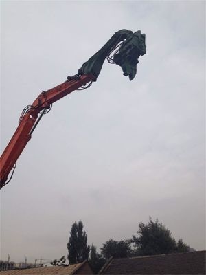 Pile Driving And Pile Pulling Excavator Pile Driving Arm CAT340 Customized With Pile Driver