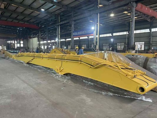 CAT349 22m Q355B Excavator Pile Driving Arm  Size Arm Opening Angle About 160 °