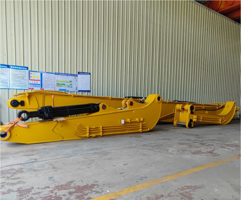 Excavator Pile Driving Arm for SY500 long boom and arm thickened lower cover plate