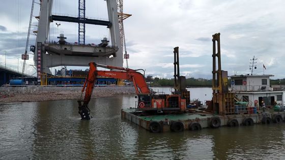 Long Arm Excavator Arm with Bucket and cylinder for  KOBELCO Hitachi