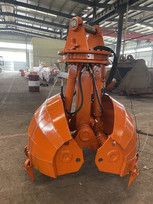 Hydraulic Clamshell Bucket Volume 1.5CBM for Sand Unloading 28-30 Ton Excavator Bucket Claw