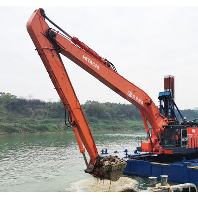 Excavator Long Reach Boom and Arm Extended Boom Arm in 15m 16m 17m 18m Sizes for Construction Machinery Parts