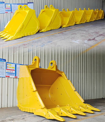 Heavy-Duty Rock Bucket for Construction Custom Heavy-Duty Rock Bucket Rock Grading Bucket for Liebherr Caterpillar