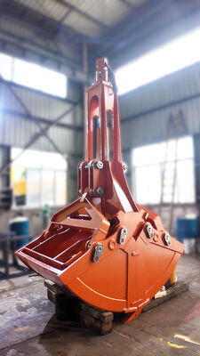 Heavy Duty  Single Cylinder Clamshell Bucket, Excavator Shell Grab Bucket for Construction, Mining & Bulk Material Handling