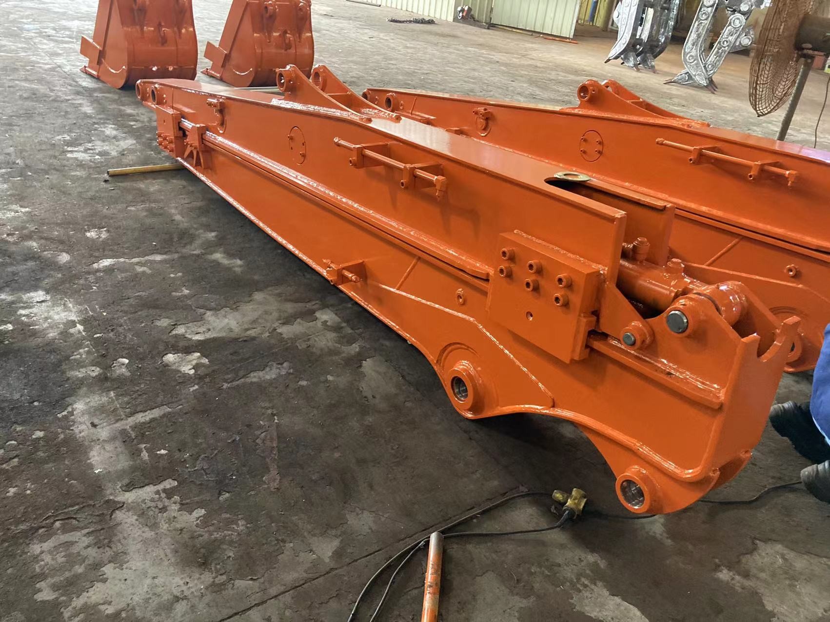 ISO Depth 10m Excavator Sliding Boom , Practical Sliding Arm Of Excavator