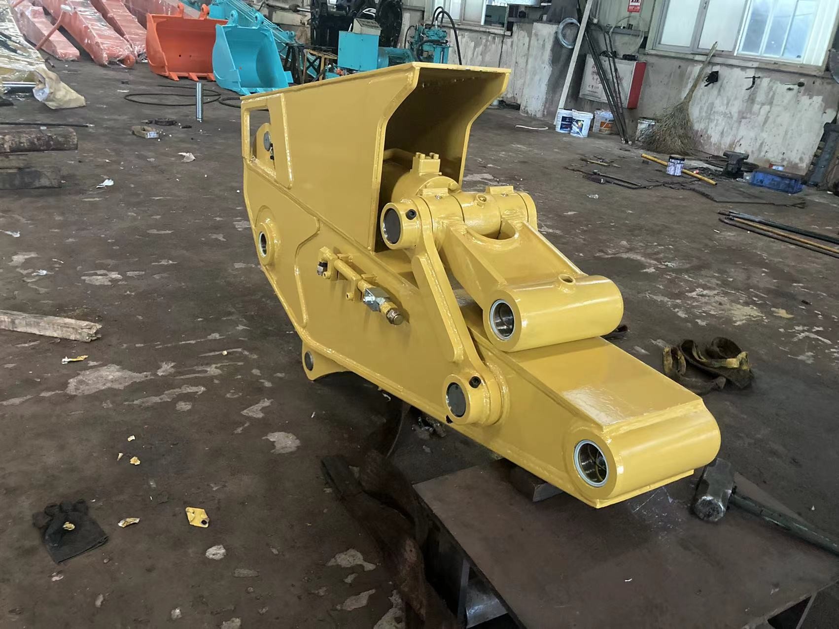 Short Excavator CAT320 Tunnel Arm Multipurpose Q355B Material