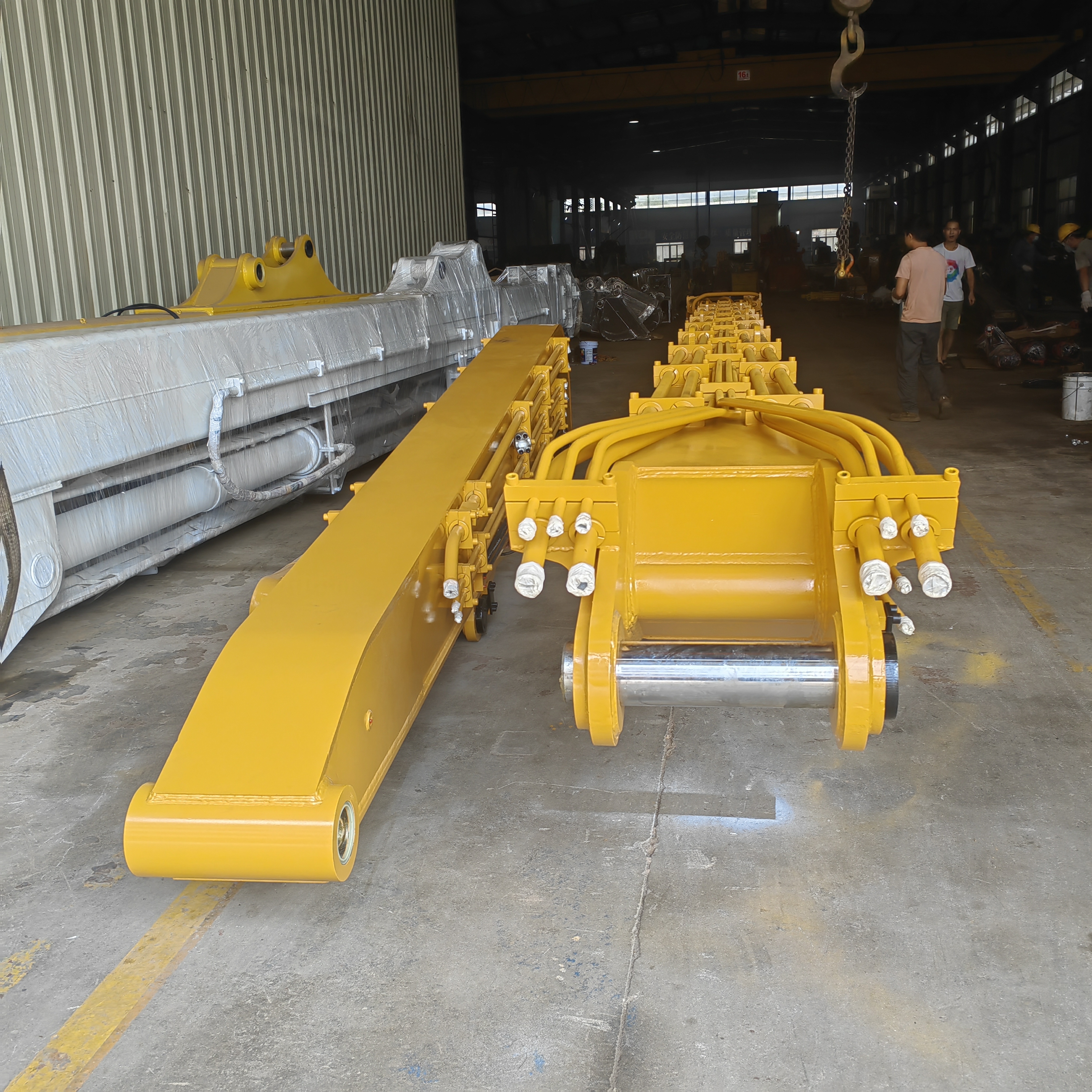 Excavator Mounted Pile Driver Machine with Arm Pile Driving Boom Core ...