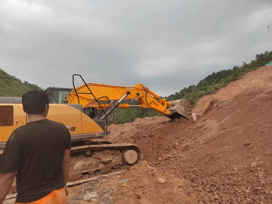 Yellow Short CX210 Excavator Tunnel Boom Q355B Material Durable