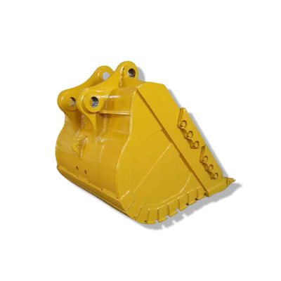 320 0.7m3 Excavator Rock Bucket Yellow Color Q355B Material
