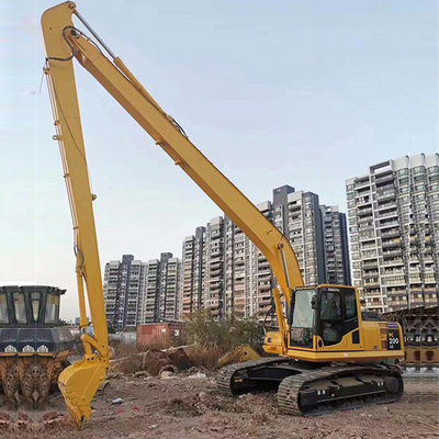 Two Section 40-47T Stick Extension Long Reach Excavator Dipper Arm 18M With Bucket