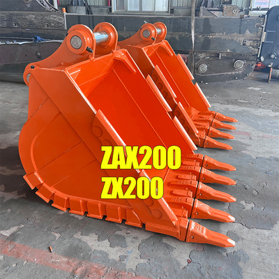 Oem Pc200 Pc210 Excavator Heavy Duty Rock Bucket Red Or Customer Required