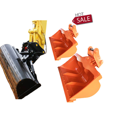 Cleaning Hydraulic Tilt Excavator Bucket Q355B NM400 Hardoc500 Optinal