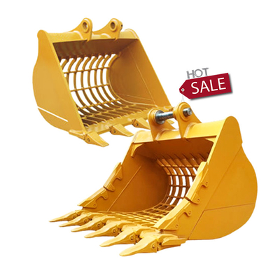 SY60 CAT307 PC58 Skeleton Excavator Bucket , 2-15Ton Backhoe Attachments