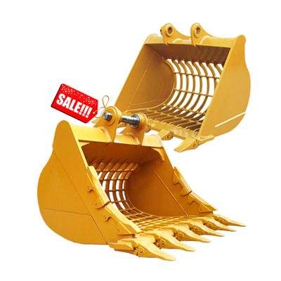 CAT312 PC130 Excavator Skeleton Bucket , Durable 12 20ton Backhoe Attachments