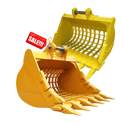 ZX200 349 Excavator Screening Bucket , Durable Excavator Skeleton Bucket ODM OEM