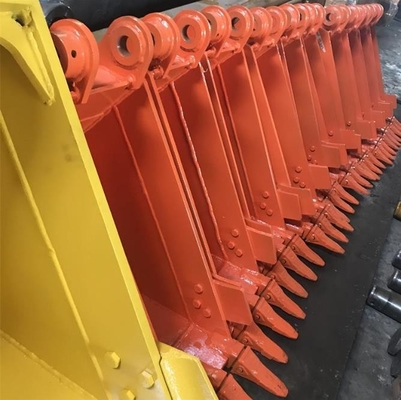 2 Foot Excavator Trenching Bucket , Durable Backhoe Trenching Attachments