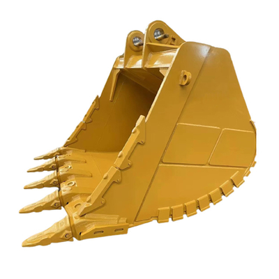Durable CAT Excavator Bucket , Rock Bucket Excavator Spare Parts