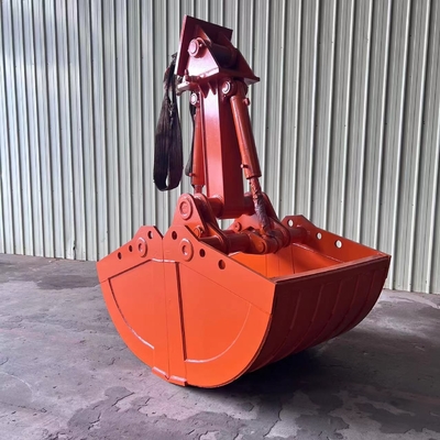 Q345B / Q355B Double Cylinder Clamshell Bucket For Excavator