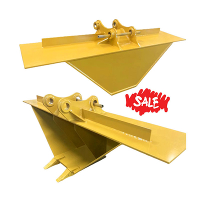 Komatsu Excavator V Ditch Bucket , Q355B Antiwear Trapezoidal V Ditching Bucket