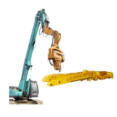 Pile Higher Excavator Pile Driving Arm Pile Driving Boom For 45 Ton 55 Ton 65 Ton