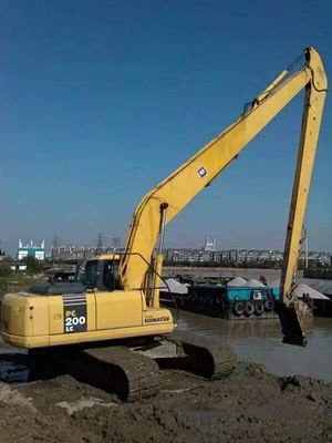 Excavator Extended Arm Hyundai R215 Customized Q355B / Q690D For Earthwork Engineering 20T-40T