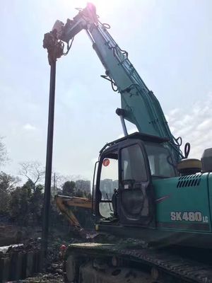 High Efficiency Excavator PC360 Pile Driving Arm Large And Small Arm Opening Angle 160 Degrees Q355B