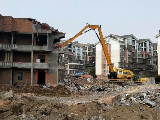 Multi Functional Excavator Three Stage Dismantling Arm CAT325 For Precise Crushing Of Q355B